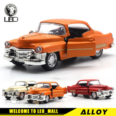 LEO 1:36 Cadillac classic car sound and light effect alloy car model diecast toys for boys Car toys baby toys kids toys mainan kanak kanak lelaki