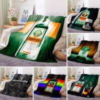 Customized Jagermeister blankets, wine blankets, hot portable sofa bed blankets, pajamas, travel/flight/gifts