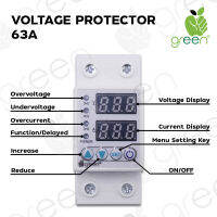 APPLEGREEN Phase Protection Relay / Limit Current  AC 220Vac 63A หน้าจอดิจิตอล ปรับแรงดัน สูง ต่ำ และ จำกัดกระแสในการใช้งาน