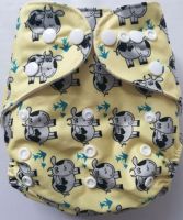 Naughty Baby AI2 Print Reusable Washable Pocket Cloth Diaper Nappy + 1 Inserts A12 For Sample Test Cloth Diapers