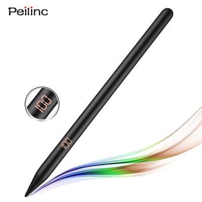 [ชาร์จไร้สาย] [จอแสดงผลกำลังไฟ LED] ปากกาสไตลัสสำหรับ iPad พร้อมมุมเอียงป้องกันฝ่ามือเพื่อดูดซับแรงแม่เหล็ก Apple iPad