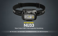 ไฟฉายคาดหัว Nitecore NU33 700 lumens สินค้าตัวแทนในไทย