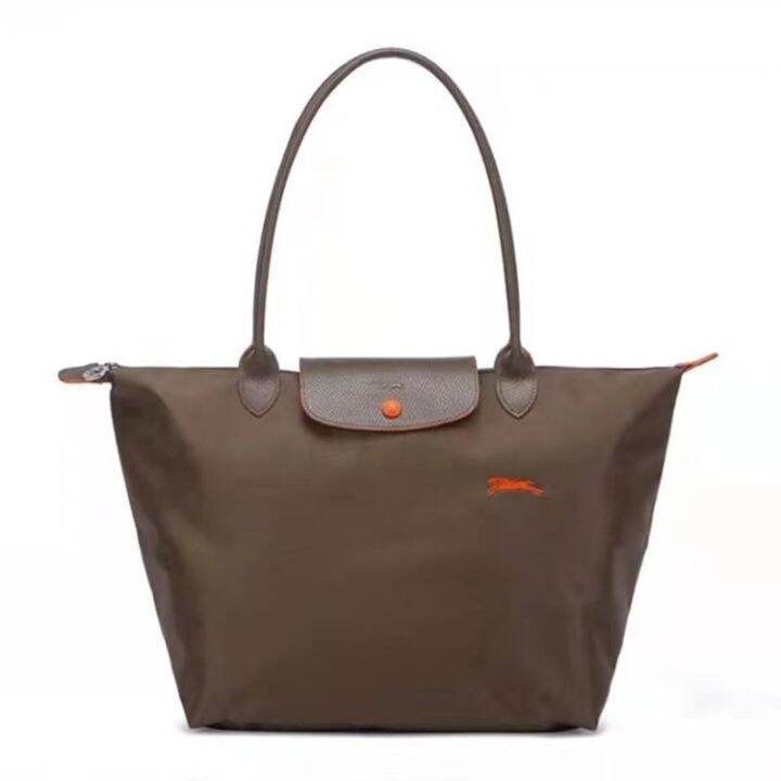 french-longchamp-bag-nylon-dumpling-bag-womens-large-capacity-tote-bag-one-shoulder-anniversary-portable-commuting-folding-womens-bag