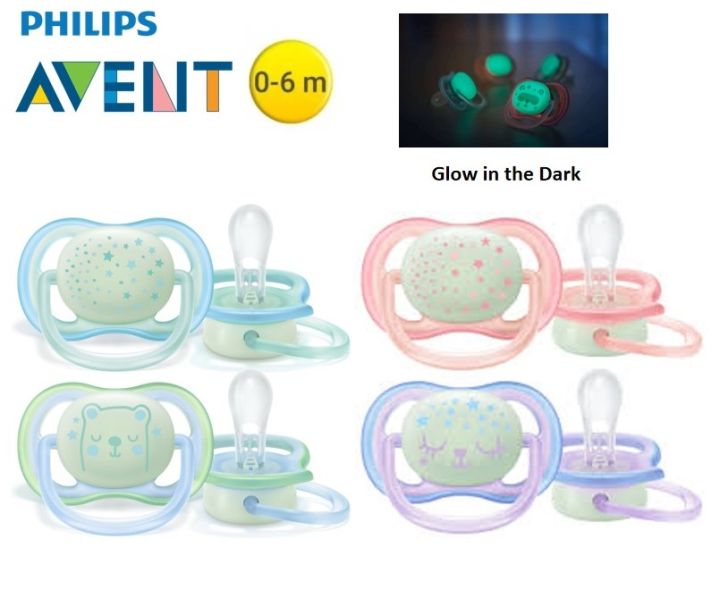 Philips Avent Ultra Air Night Time Soother 0-6M - Boy/ Girl | Lazada