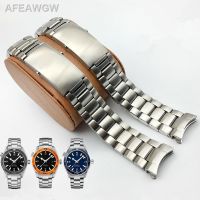 ☸▼♞316L คุณภาพ AAA Merrust สายสายนาฬิกาข้อมือสแตนเลสเงิน20มม. 22มม. สำหรับ Omega Seamaster 600 Planet Ocean Belt