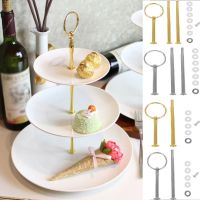 【LZ】✣❉  Suporte De Placa De Bolo Com Alça Suporte De Placa De Frutas Prateleira De Cupcakes Decoração De Casamento Festas De Aniversário 2 3 Camadas 2 Camadas 3 Camadas 1Pc