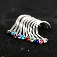 10 Pcs Punk Style Piercing Nose Lip Jewelry  Body Jewelry for Man Women Studs 2mm Pick Stainless Steel Free Shipping Body jewellery