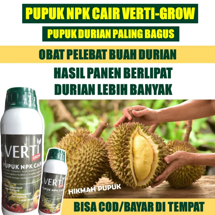 LANGSUNG KIRIM PUPUK NPK CAIR VERTI GROW OBAT ORGANIK PELEBAT DURIAN langsung-kirim-pupuk-npk-cair-verti-grow-obat-organik-pelebat-durian