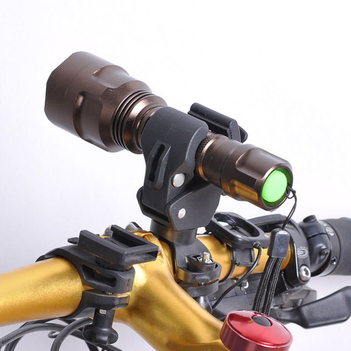 แฮนด์ไฟจักรยานแบบหมุนเร็ว90องศาสำหรับกล้องโทรทรรศน์แฮนด์จักรยาน-universal-แบบไฟฉาย-led