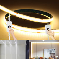 Hand Sweep Touch Sensor COB DC 5V USB LED Strip Light High Density Brightness Tape Lights For Kitchen Backlight Lamp Decoration