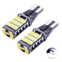 ZHANTONG 2x หลอดไฟ Led ไฟแอลอีดีสว่างมากไฟสัญญาณ T15,หลอดไฟ Led 912 921สำหรับโคมไฟแบบสะท้อนสำรองไฟจอดรถขาวแดงเหลือง12V