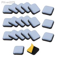 20 PCS Furniture Sliders PTFE Self Adhesive Furniture Moving Pads Square Floor Protection Pad Silent Move Furniture Feet 55KF