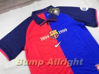 Retro : เสื้อบอลย้อนยุค Vintage ทีม บาเซโลนา เหย้า 1999 Barcelona Home 1999 สุดเท่ห์ !!