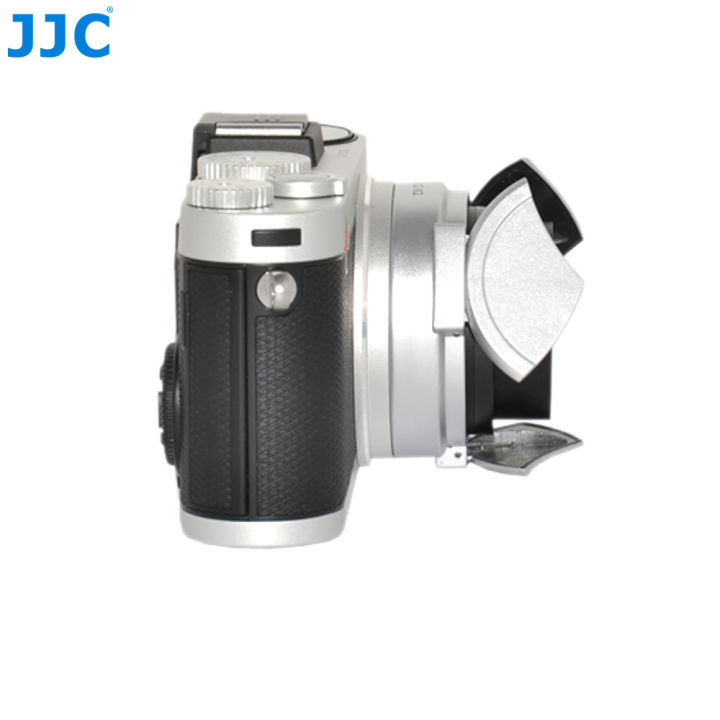 jjc-ฝาปิดเลนส์อัตโนมัติสำหรับ-leica-x1x2สีดำสีเงินรักษาตัวเองอัตโนมัติเปิดปิดป้องกัน