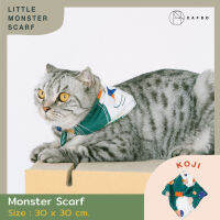 KAFBO Monster scarf - KOJI ผ้าพันคอสำหรับสัตว์ เครื่องประดับสำหรับสัตว์เลี้ยง ผ้าพันคอน่ารักสำหรับแมว