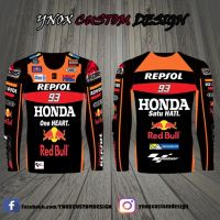 Marquez เสื้อเจอร์ซีย์ แขนยาว ขี่รถจักรยานยนต์ สําหรับผู้ชาย และผู้หญิง