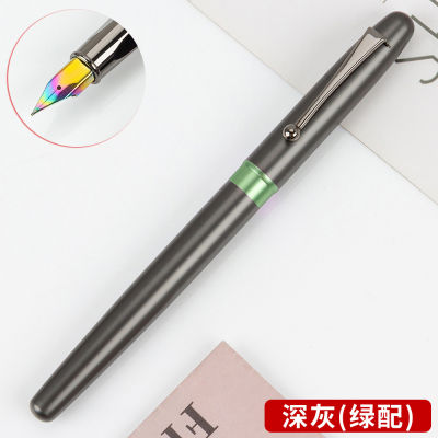 Metal fountain pen set signature can replace ink sac high-grade business fountain pen D-6145