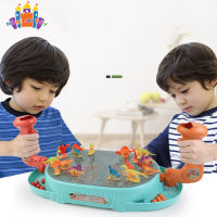 SS【ready stock】Catapult  Pinball  Toy Parent-child Interactive Dinosaur Battle Table Game Relieve Stress Toy