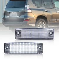 【CW】2Pcs LED License Number Plate Light For Toyota Land Cruiser Prado TRJ150/GRJ15 #/GDJ15 2009 2010 2011 -#(Lexus GX 470) Canbus