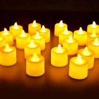 6/12Pcs Flameless LED Candle Light Battery Powered Candles Tea Lights Lamp Wedding Birthday Party Decorations Romantic Lights