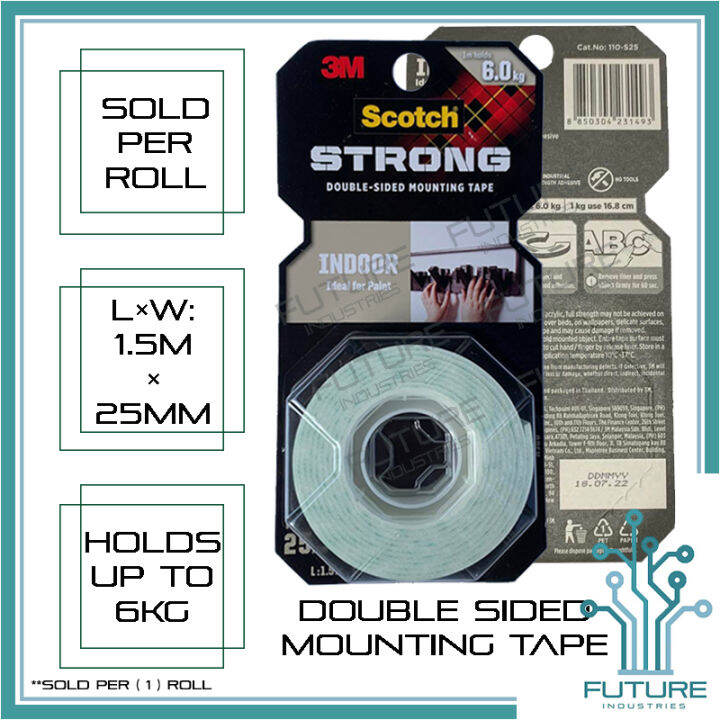 3M Mounting Tape Double Sided Strong Tape 3M Scotch Brand Original