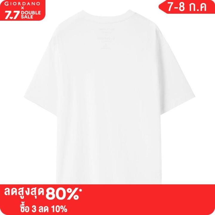 giordano-women-bing-jiao-series-t-shirts-fashion-cat-print-cotton-tee-crewneck-short-sleeve-comfort-casual-tshirts-99393034