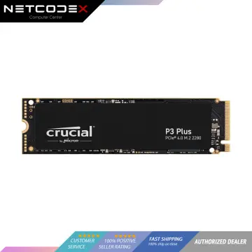  Crucial P3 Plus 4TB PCIe Gen4 3D NAND NVMe M.2 SSD, up