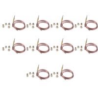 10 Set 900mm Gas Stove Universal Thermocouple Kit M6X0.75 with Spilt Nuts (Five) Replacement Thermocouple