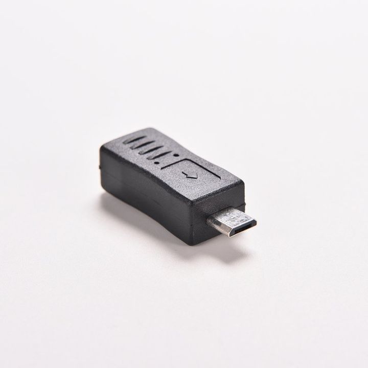 Que| 1 Mini USB Female to Micro USB Male F/M Adapter Data Charger Converter  Connector 