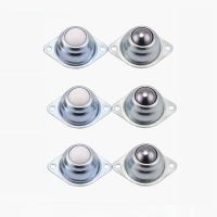 4Pcs Metal Steel Swivel Ball Caster Wheel Universal Eye Round Wheel for Machinery Trolleys Furniture Hardware By HXS Furniture Protectors Replacement