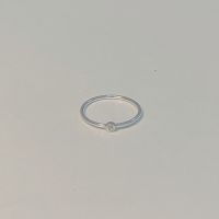 SissyJewelry //แหวนเงินแท้ รุ่น Classic single gem clear ring