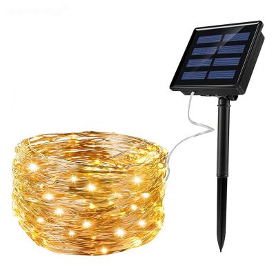Solar Rope Light Waterproof IP65 300LEDs Outdoor LED Solar Outdoor Lights for Party Garden Yard Home