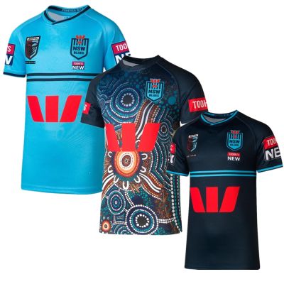 INDIGENOUS rugby size big Blues home Clash Australia rugby 2023 2024 [hot]NSW TRAINING shirt jersey 5xl