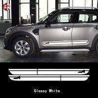 【discount】 GA Auto Lhr 2ชิ้นประตูด้านข้างกระโปรงลายขวางสติกเกอร์กราฟิกสำหรับ Mini Cooper JCW Countryman F60 2017-อุปกรณ์เสริมของขวัญ