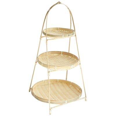 Baskets Tier Rack Fruit Bread Food Storage Kitchen Decorate Round Plate Stand Container Storage Rack