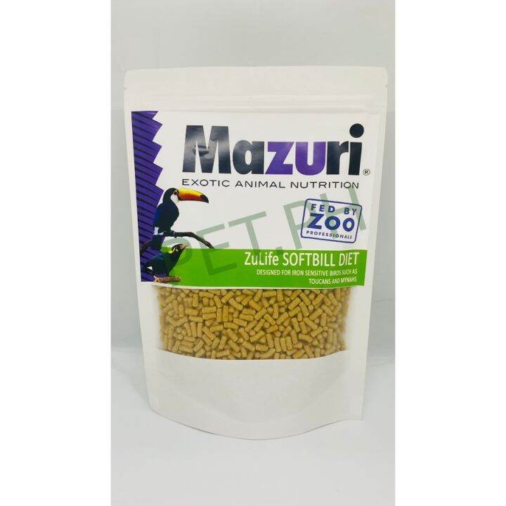 Mazuri Softbill Diet 200g (Food for Mynah toucans iron sensitive birds) Lazada PH