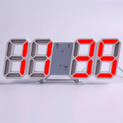 Korean Wall clock LED Table clock Digital Alarm Wall Clock Date Temperature Automatic Backlight Home Decoration Creative Watches