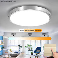 220V ไฟเพดาน Led โมเดิร์นห้องนอนห้องนั่งเล่นโคมไฟ12W 18W 24W 42W Home Decor สีขาวธรรมชาติหรี่แสงได้3สี *