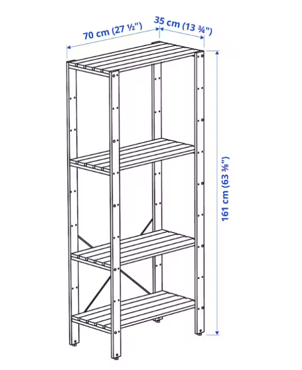 shelving-unit-outdoor-brown-stained-acacia-wood-acrylic-stain