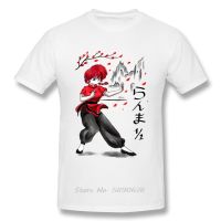 T-shirt เสื้อยืดคอกลม ผ้าฝ้าย พิมพ์ลายอนิเมะ Ranma 1/2 Nibun-no-Ichi สไตล์ฮาราจูกุ แนวสตรีท คลาสสิก สําหรับผู้ชายS-5XL  AIQT