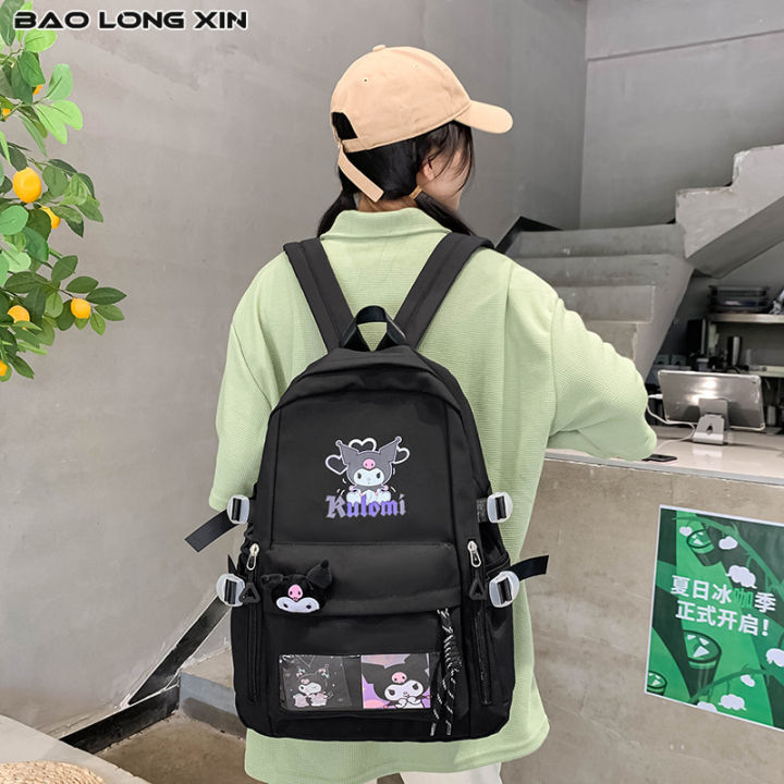 baolongxin-กระเป๋านักเรียนหญิงสำหรับนักเรียน-กระเป๋าเป้นักเรียนมัธยมปลายกระเป๋าเป้นักเรียนวัยกลางคน