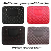 dghjsfgr Anti Child Kick Pad For Cadillac CT6 ATS DeVille XTS Escallade XT5 CTS STS DTS SLS XLR Car Seat Back Protection Cover Kick Mat