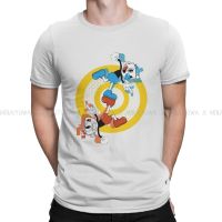 Cup Head And Mugman Cute Hip Hop Tshirt Cuphead Battle Adventure Game Creative Tops Comfortable T Shirt Male Short Sleeve