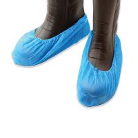 ถุงคลุมเท้าพลาสติก(50 คู่)CPE SHOE COVER | สำหรับโรงพยาบาล | สำหรับโรงงานอาหาร