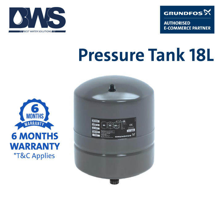 Grundfos Pressure Tank 18L Lazada