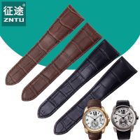 Suitable for Cartier Caliber series leather strap male W7100037 W7100041 watch accessories bracelet