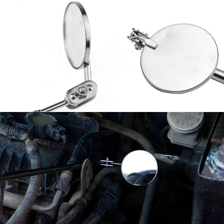Car escopic Inspection Mirror Round Inspection Mirror Extending