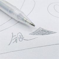 【✲High Quality✲】 mao940 ปากกาน่ารักปากกาหมึกเจลอัลบั้มรูปสีหมึกสีขาว0.7มม. 1ชิ้นสำหรับอุปกรณ์การเรียนการเรียนรู้ของสำนักงานเครื่องเขียนสำหรับเด็ก