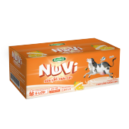 Thùng 24 túi NuVi Sữa lắc trái cây hương Cam túi NuVi Power 110 ml