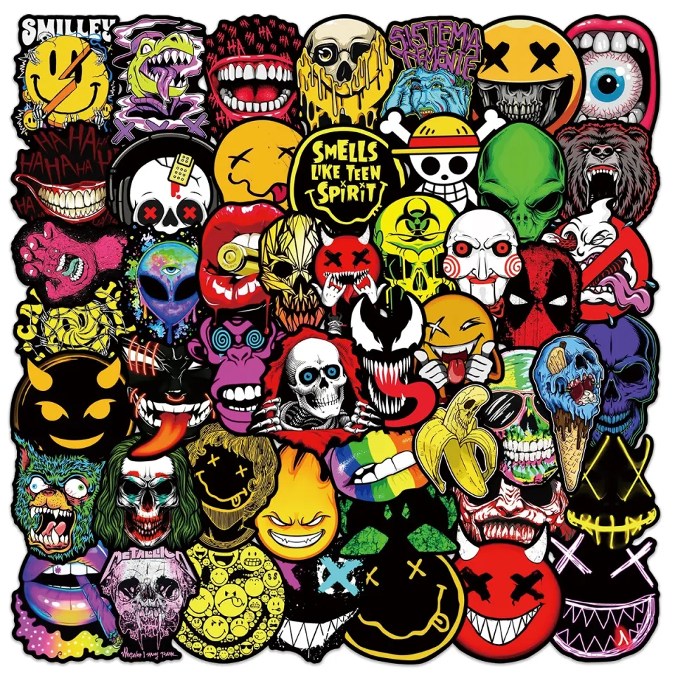 10/50pcs Horror Choo Choo Charles Game Stickers Gothic Graffiti Sticker  Laptop Car Laptop Skateboard Motorcycle Cartoon Decal